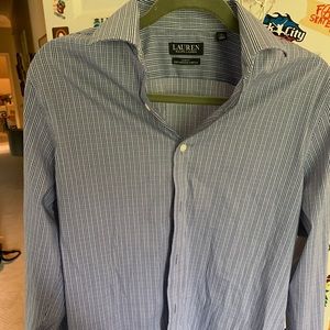 Polo Ralph Lauren slim fit long sleeve button down. Size 34/35.